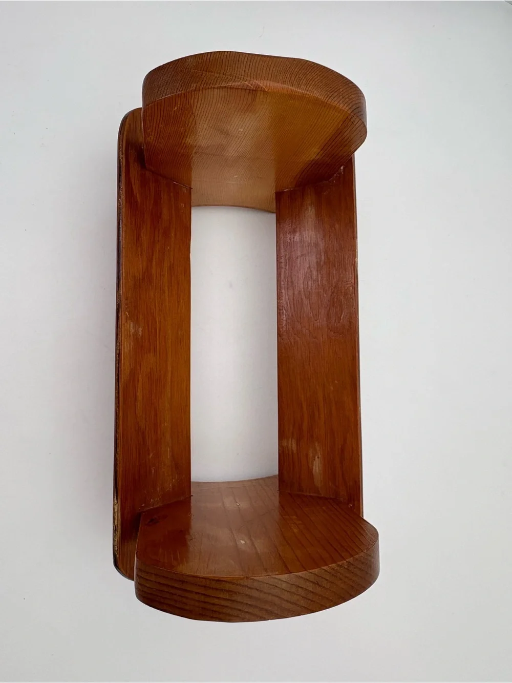 Vintage Wood Cookbook Counter Rack